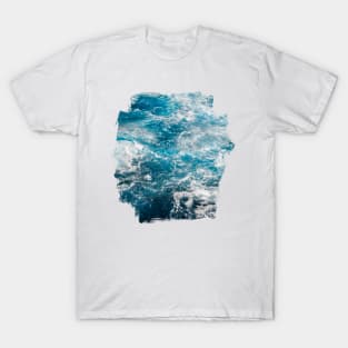 Blue Ocean Waves Pool T-Shirt